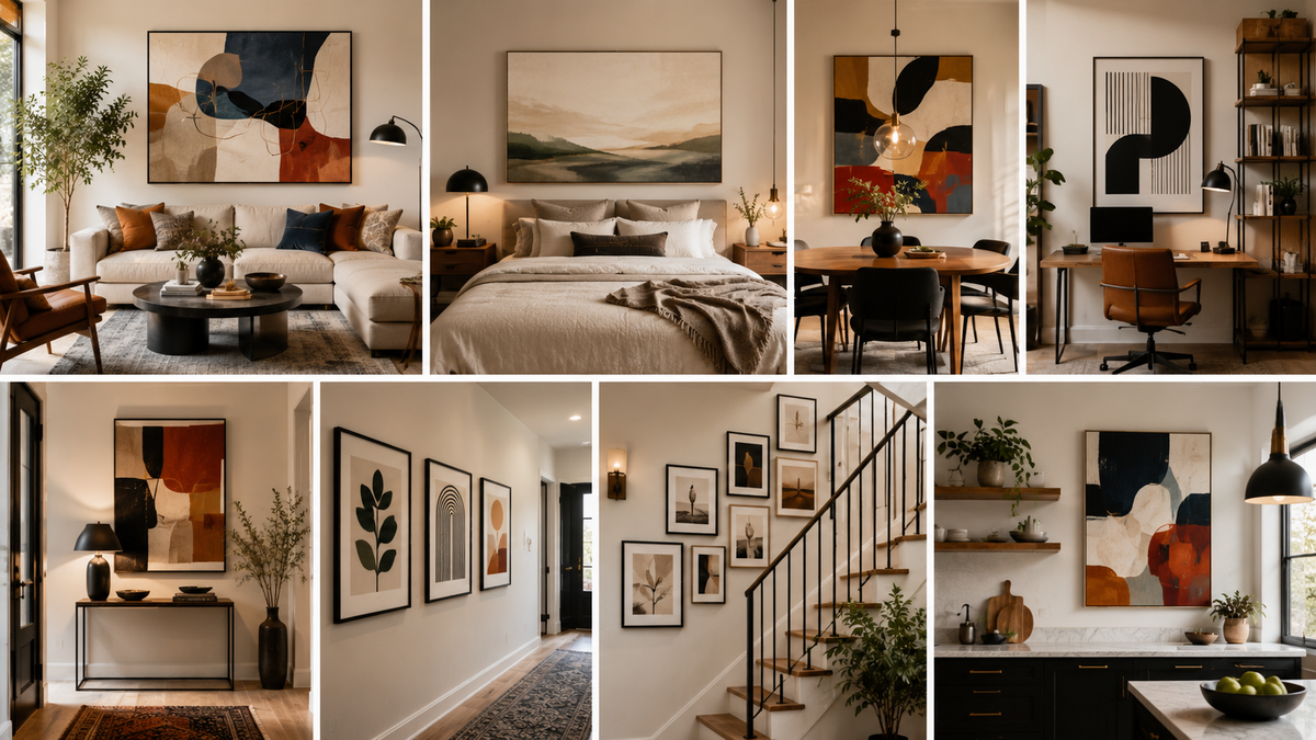 Digital Artwork Ideas for Every Room: Creative Ways to Style Your Home
