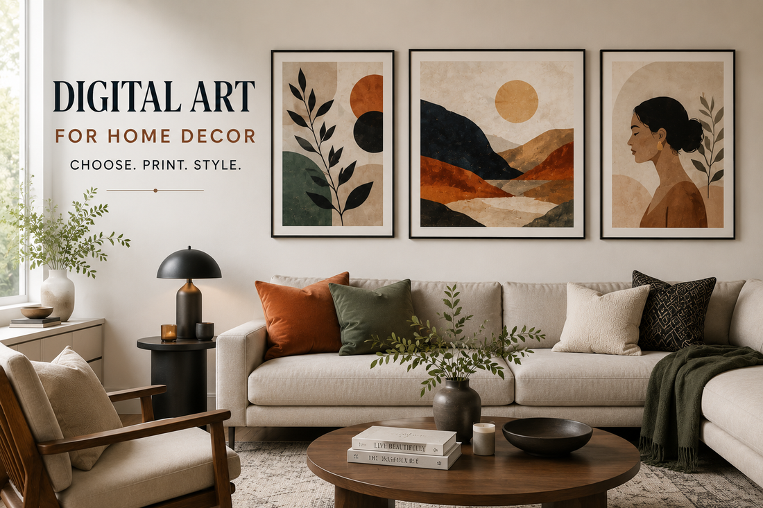 Digital Art for Home Decor: How to Choose, Print, and Style the Right Piece