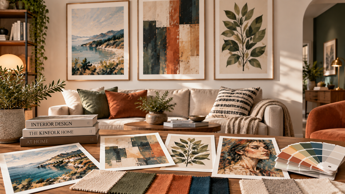 Digital Artwork Gallery: How to Choose Art That Matches Your Interior Color Palette