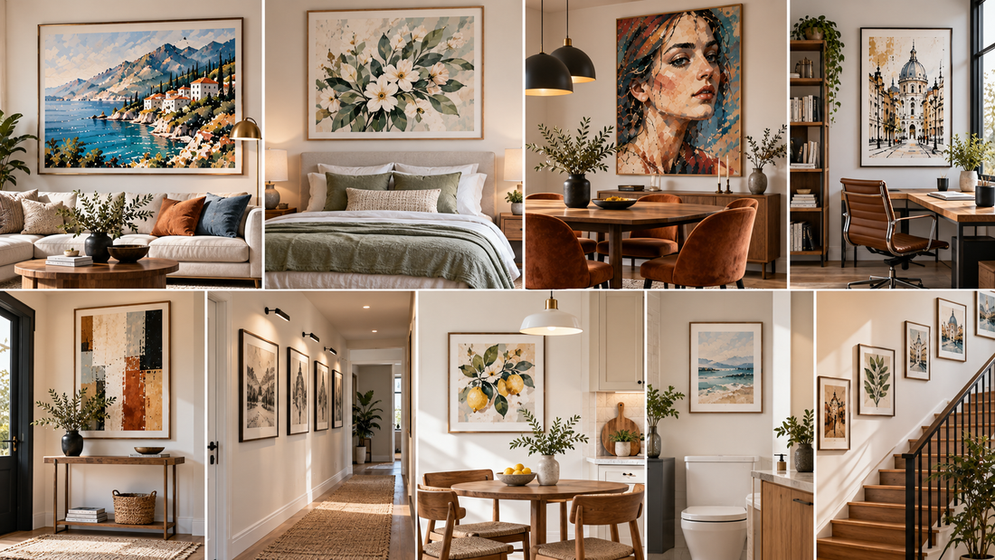 Digital Artwork Gallery: How to Choose Art for Different Rooms in Your Home