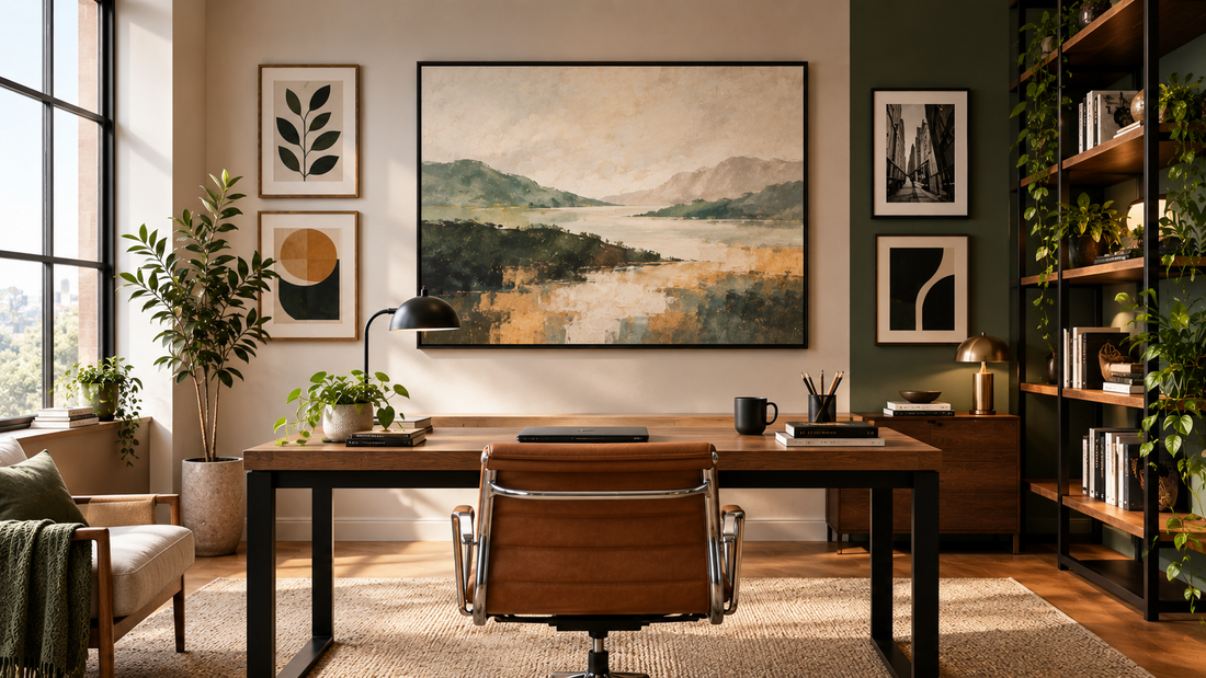 Digital Art for Home Offices: How to Create a More Inspiring and Focused Workspace