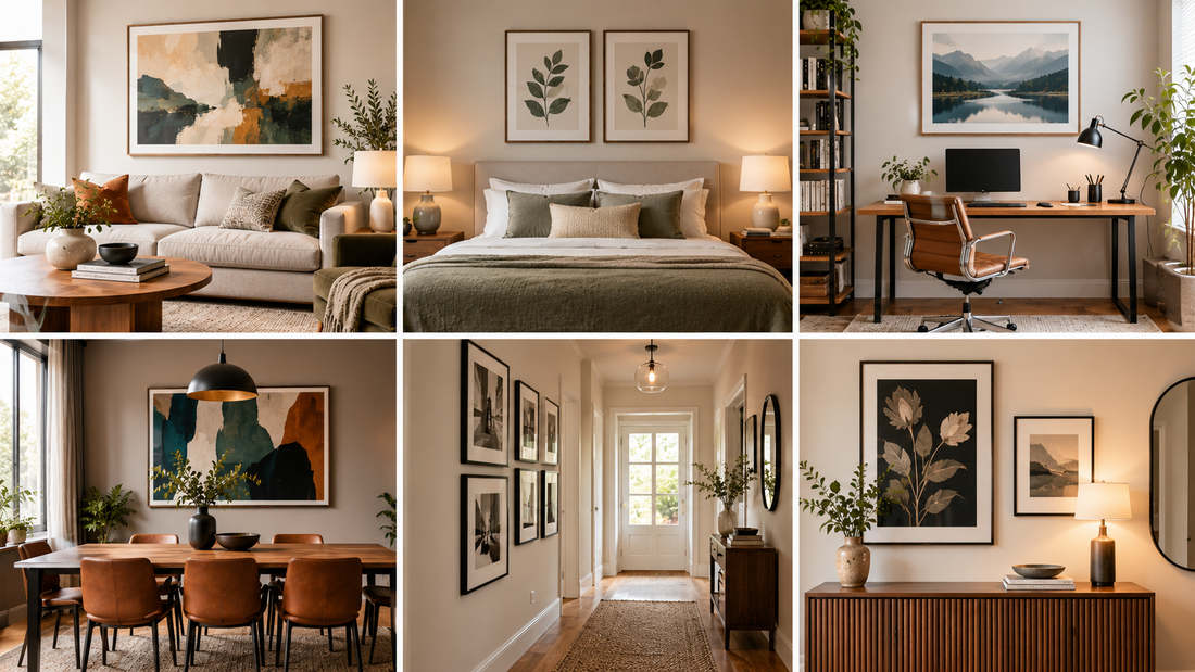 Printable Wall Art for Every Room: Styling Ideas for Living Rooms, Bedrooms, Offices, and More