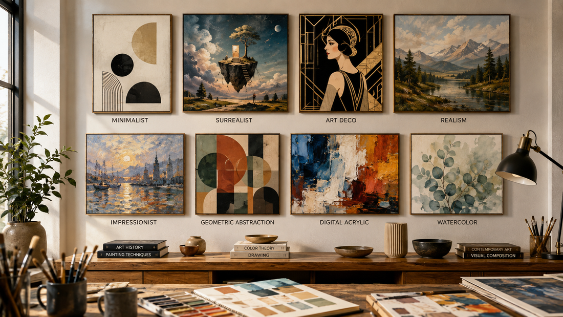 Digital Painting Styles: From Minimalist and Surrealist to Art Deco and Realism