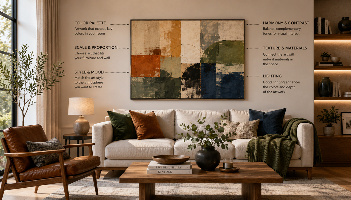 Digital Painting for Interior Design: How to Match Art With Color, Furniture, and Room Style