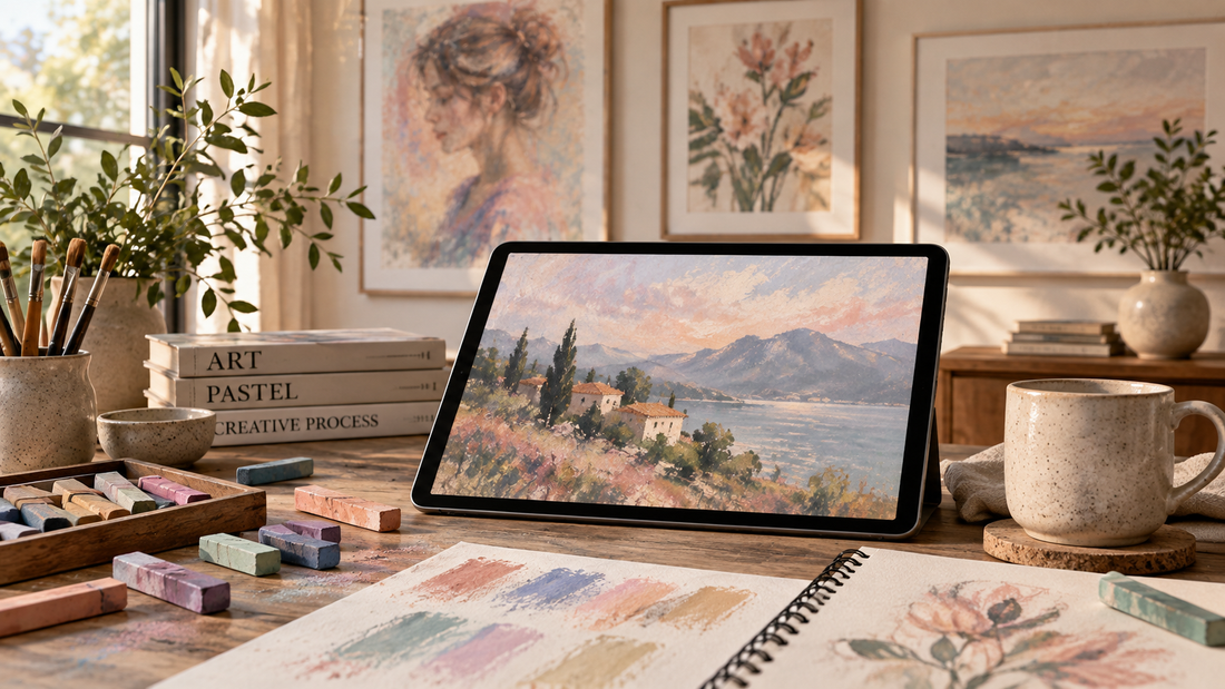 Digital Pastel Art: How Soft Texture and Color Create Distinctive Contemporary Artwork