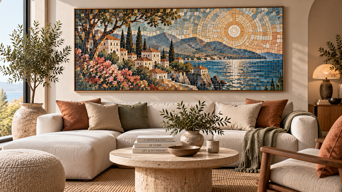 Digital Mosaic Wall Art: How to Choose the Right Scale, Pattern, and Color for Your Space