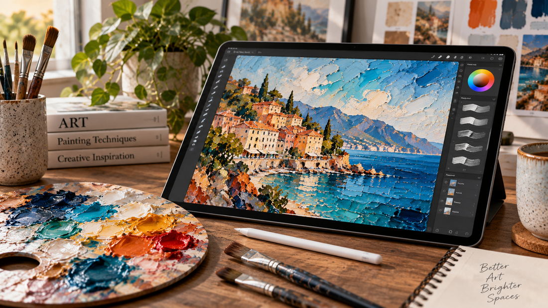 Digital Acrylic Painting Techniques: Brushwork, Impasto, Glazing, and Texture Explained
