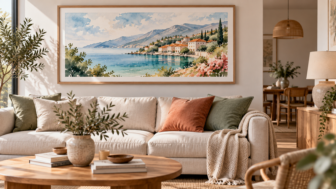 Digital Watercolor for Interior Design: Choosing the Right Palette, Subject, and Print Style