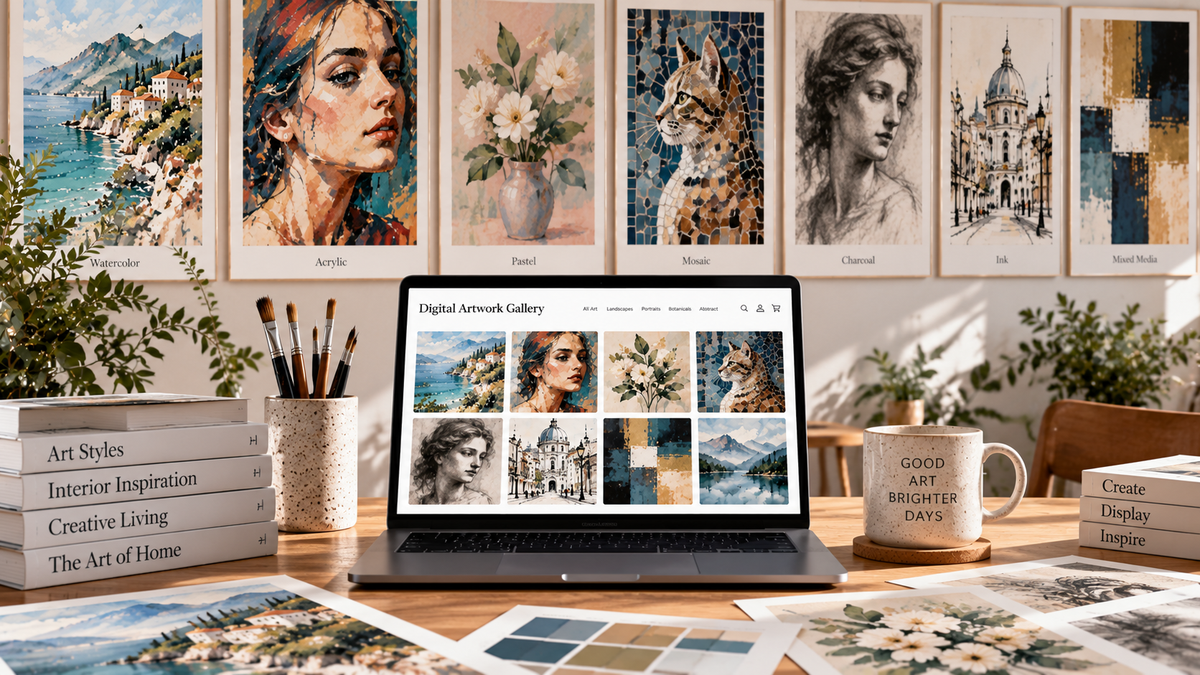 Digital Artwork Gallery: How to Compare Art Styles Before Choosing the Right Piece